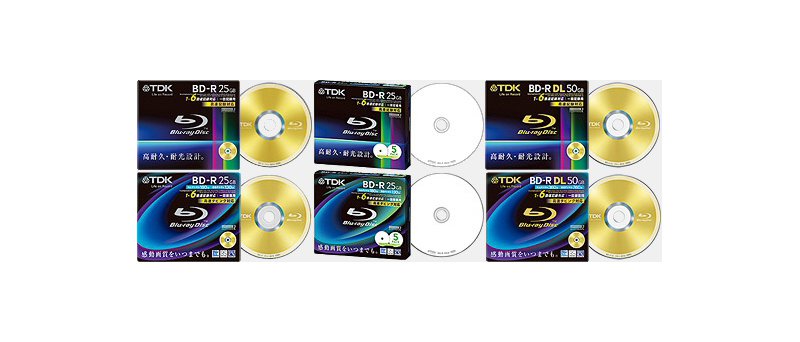 TDK Blu-ray média 6×