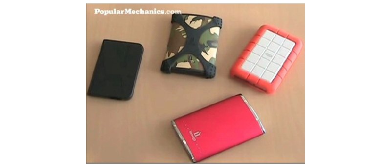 PopularMechanics test externích HDD volným pádem
