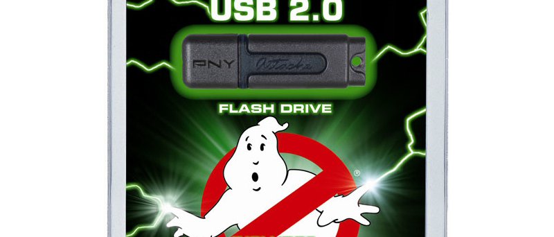 PNY 2 GB USB flash s filmem Ghostbusters