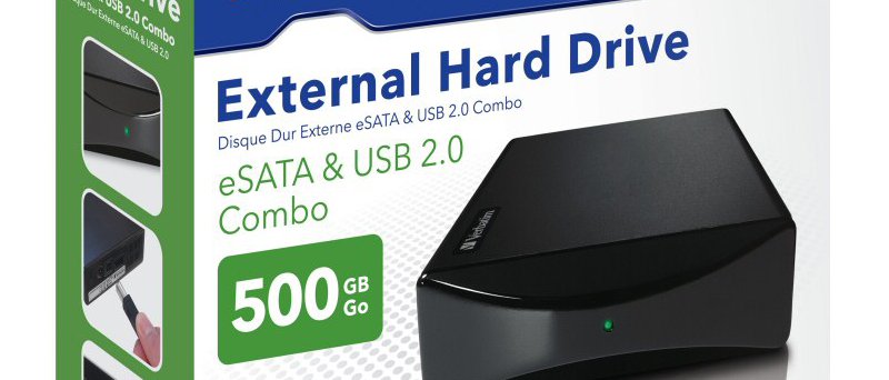 Verbatim eSATA USB HDD 500GB