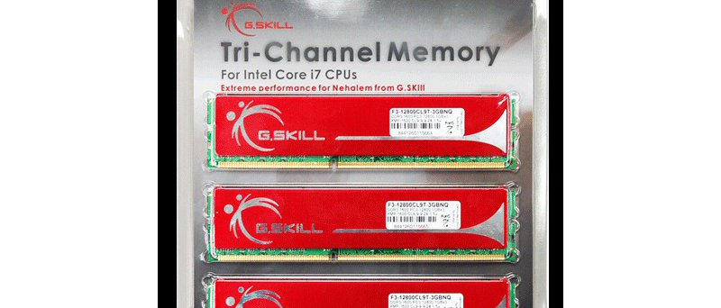 G.Skill DDR3-1333 triplekit X58