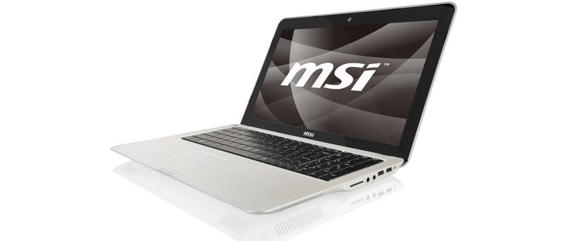 MSI ultraslim notebook X610