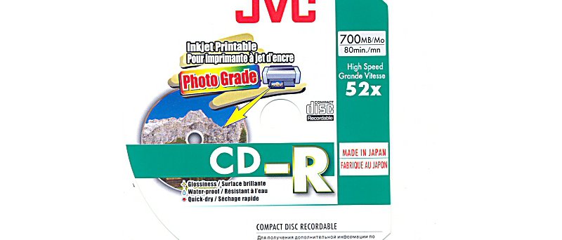 CD-R JVC Photo Grade - zepředu