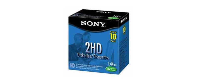 Sony 3,5palcové diskety