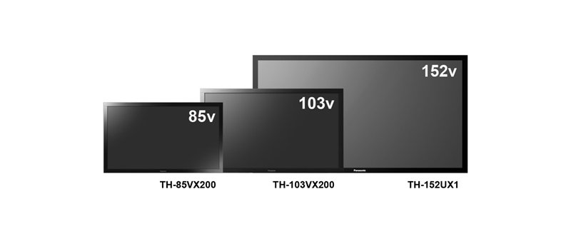 Panasonic 152palcový plasma displej