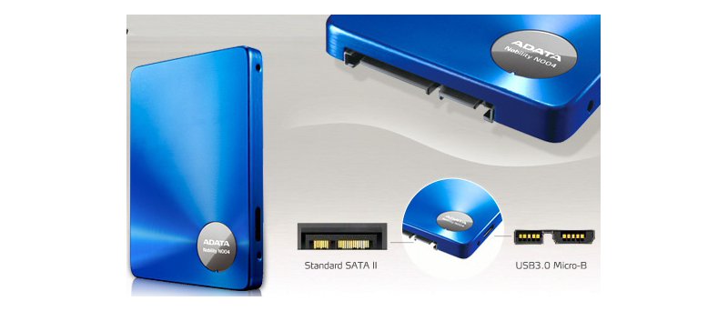 A-Data SSD N004 s USB 3.0 i SATA 3.0 Gbit/s