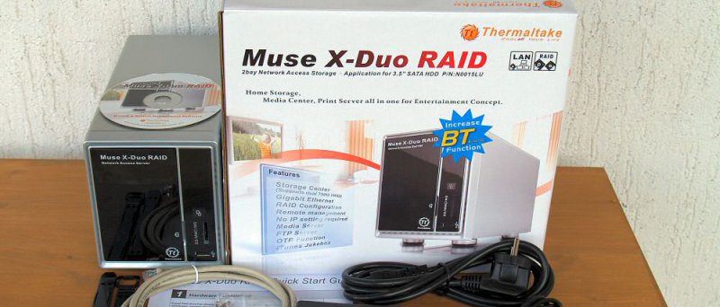 Thermaltake Muse X-Duo RAID - co si domů přinesete