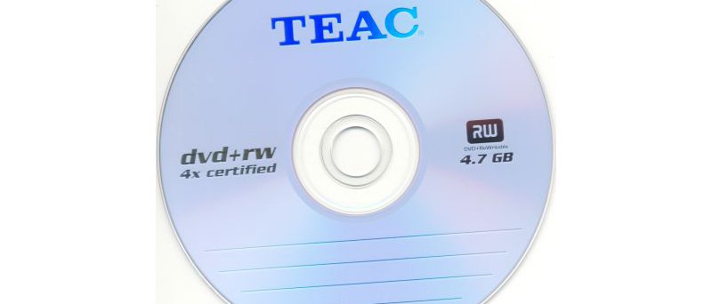 DVD+RW TEAC 4× certified - médium