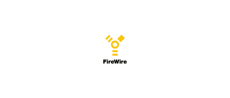 FireWire logo s nápisem