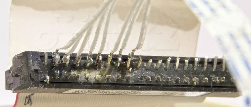 Detail Pajeni Flexkabelu Na Ide Konektor