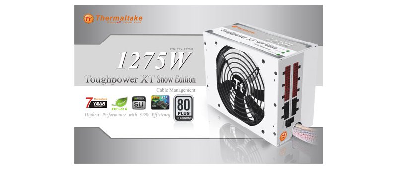 Thermaltake Toughpower XT 1275W Platinum Snow Edition_