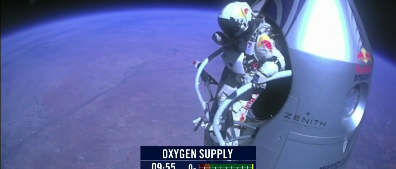 Red Bull Stratos - výstup__