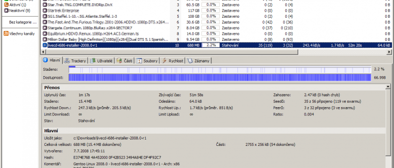 uTorrent 1.8