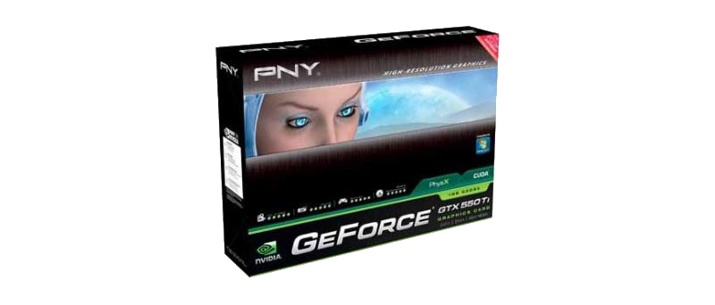 Krabice PNY GeForce GTX 550 Ti