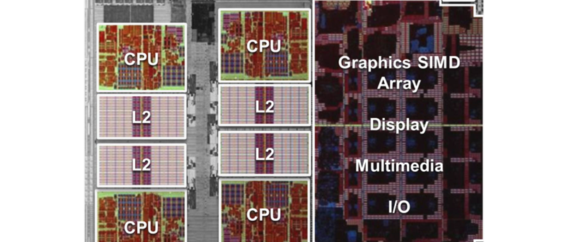 AMD Llano - popis částí křemíku