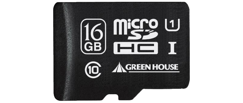 16GB microSDHC UHS-I Green House