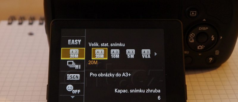 Sony HX300 LCD