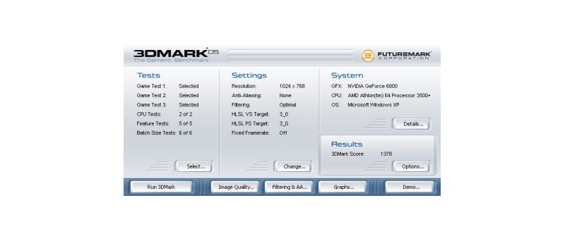 3DMark05 logo