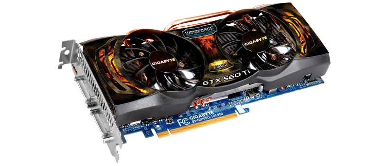 Gigabyte GeForce GTX 560 Ti 950 MHz GV-N560SO-1GI-950