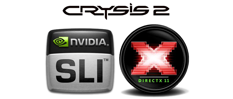 logo DirectX 11 Crysis 2 Nvidia SLI