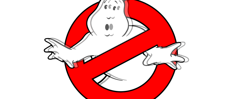 Ghostbusters logo s „duchem“ ;-)