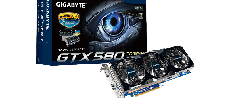 Gigabyte GeForce GTX 580 GV-N580UD-3GI balení