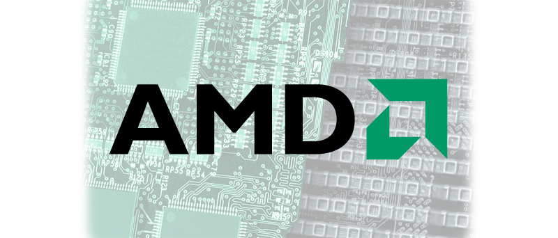 AMD logo na PCB
