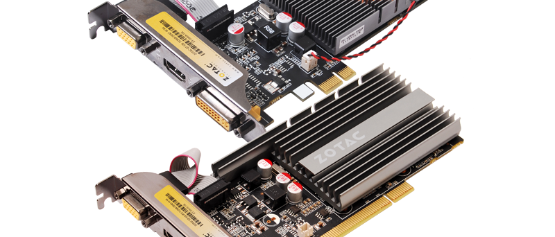 Zotac GeForce GT 520 PCI a PCIe ×1