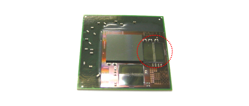 AMD Akmor prototyp čipu