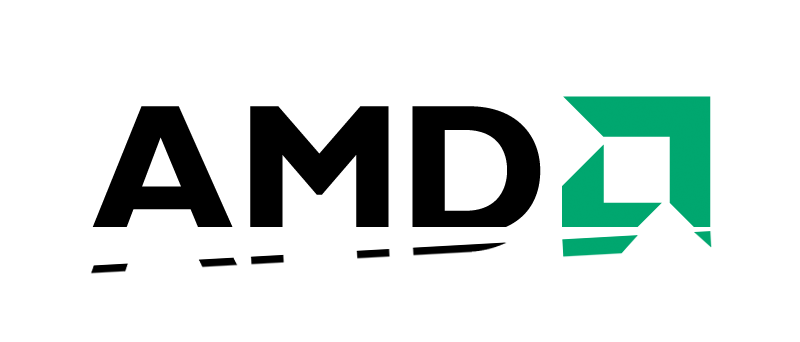 AMD logo ukrojené