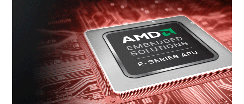 AMD R-Series logo na PCB