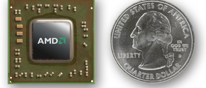 AMD Temash APU s mincí