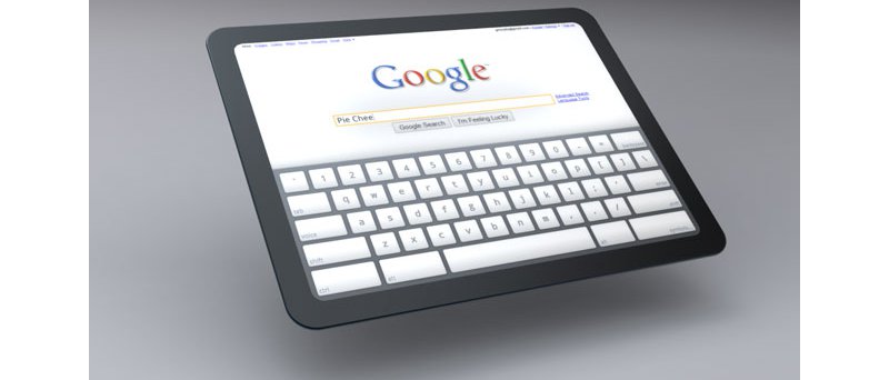 Google Tablet ilustrační