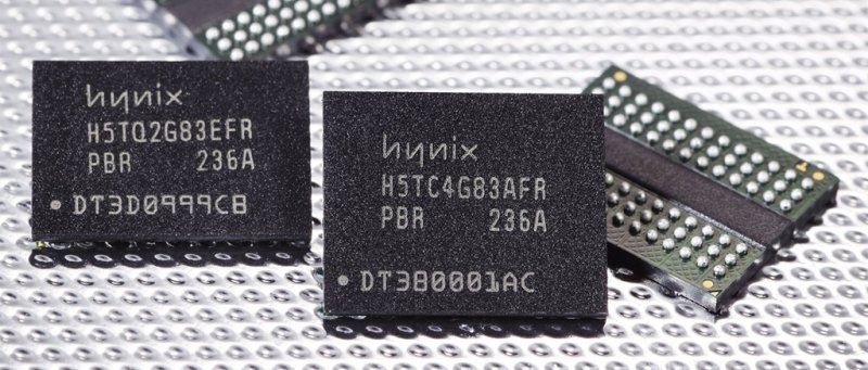 Hynix DDR3 čipy