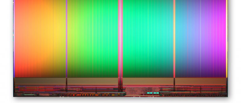 Intel NAND flash 25nm die