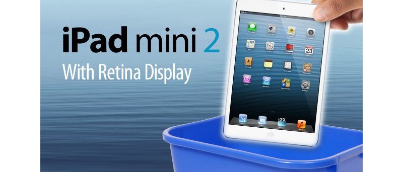 iPad Mini 2 with Retina displej recycle bin