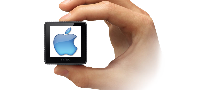 Lytro camera a Apple logo
