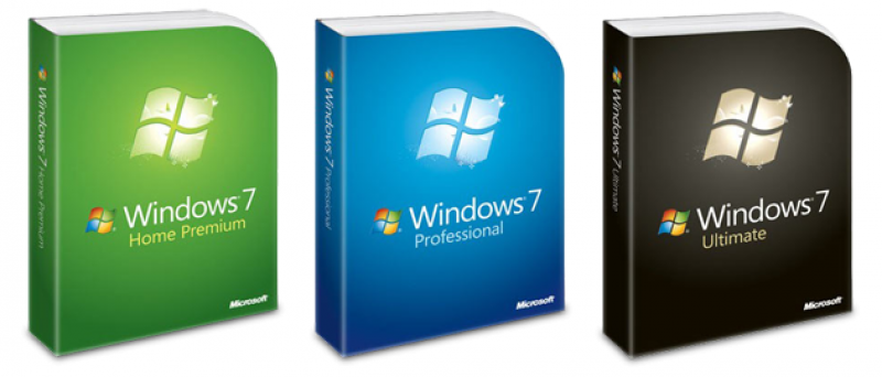 Microsoft Windows 7 box