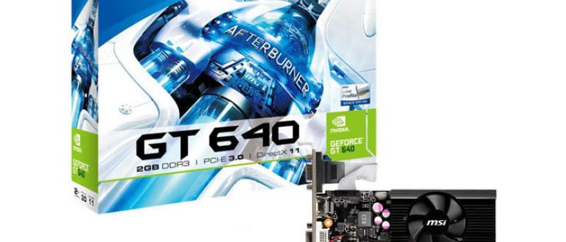 MSI GeForce GT 640 low-profile