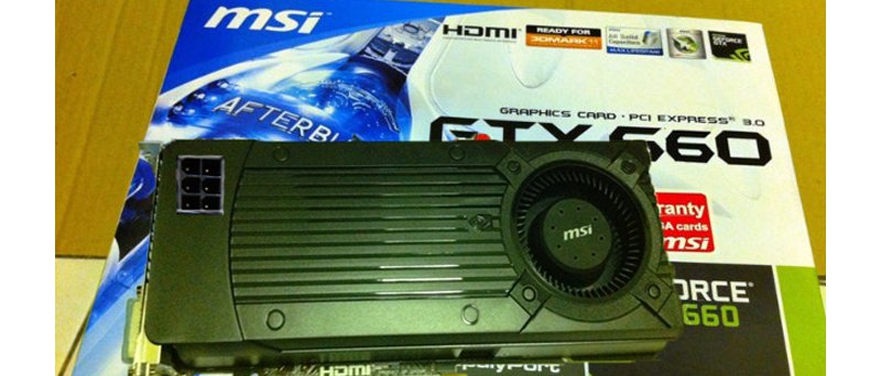 MSI GeForce GTX 660 fake