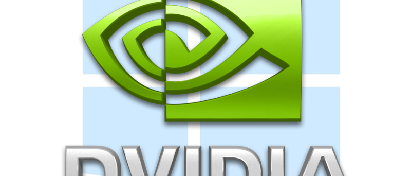 Nvidia logo na Windows 8 logo