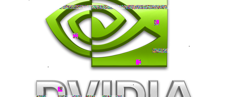 nvidia logo artefakty