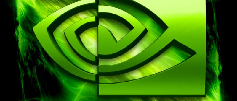Nvidia logo s blesky