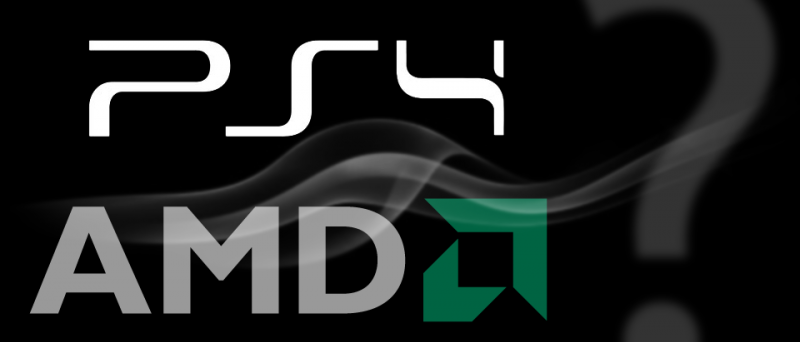 PlayStation 4 logo AMD