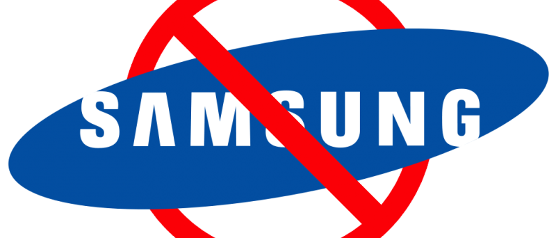 Samsung zákaz