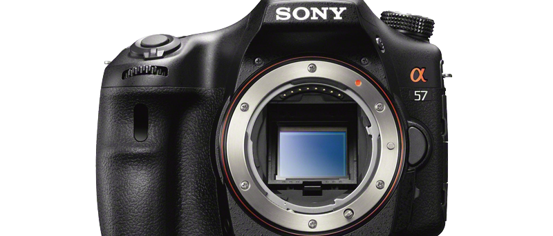 Sony SLT-A57 front