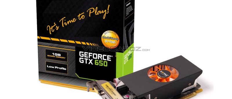 Zotac GeForce GTX 650 LP 01