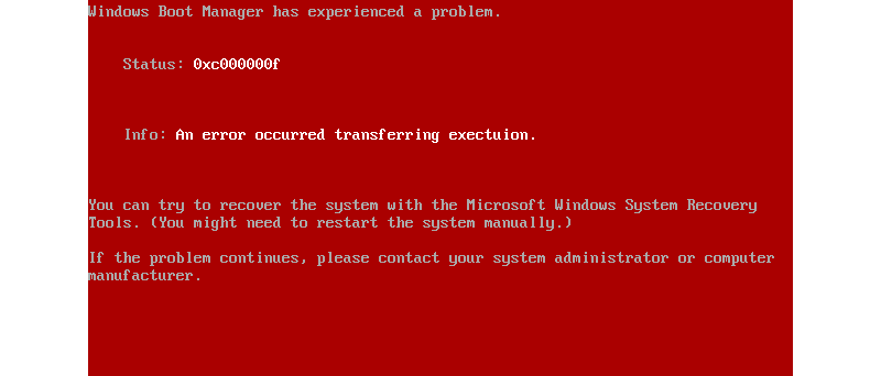 RSOD - Red Screen Of Death v Longhornu