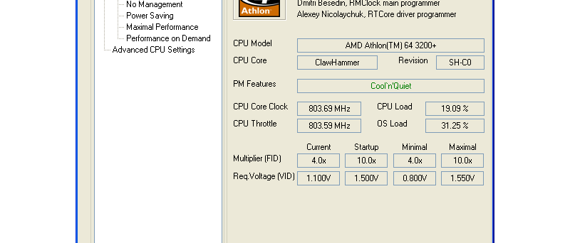 RightMark CPU Clock 2.0