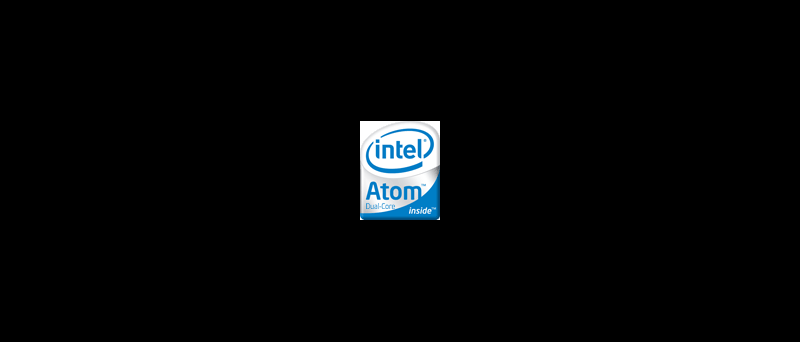 Intel Atom Dual-Core logo (vymyšlené)